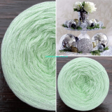 Limited Edition No.66 4-nitka 250g/1000m + mint/silver glitz