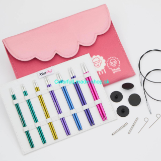 KnitPro Zing Midi nterchangeable Circular Needles Set - sada 7 párov vym. ihlíc