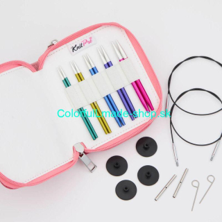 KnitPro Zing Starter Set Special Interchangeable Circular Needle Set - sada 5 vym. ihlíc kr.